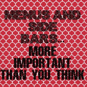 Menus and Sidebars