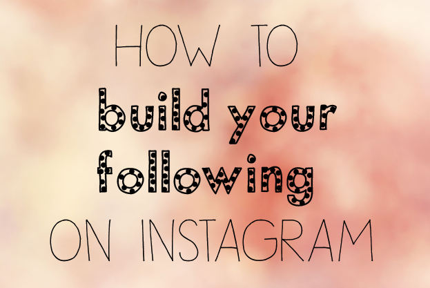 build your following on Instagram