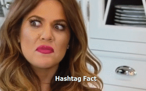 khloe kardashian hashtag fact