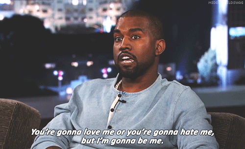 Haters gonna hate kanye west gif